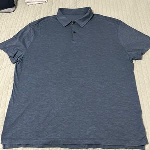 Heathered polo